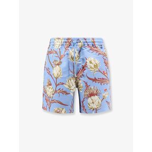 Loewe Men Paula's Ibiza Floral Print Nylon Swim Trunks